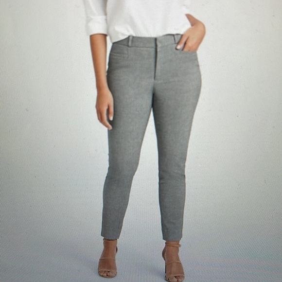 Banana Republic Factory Pants - BANANA REPUBLIC SLOAN CURVY SKINNY FIT TROUSERS HEATHER GRAY SIZE 6